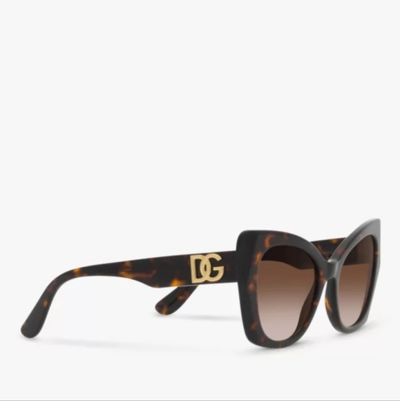 New - Dolce & GabbanaDG4405 Women's Butterfly Sunglasses, Tortoise/Brown Gradi… - Picture 8 of 17